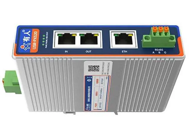 Main image of USR-PX Series Modbus Industrial Protocol Converter with RJ45 Ethernet Port Compatible with EtherCAT/PROFINET/CANopen Protocol (USR-PX520)