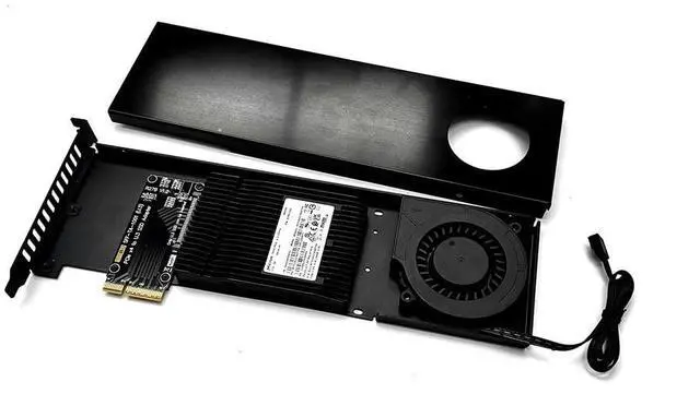 Alt view image 7 of 7 - ADT-R27 PCIe5.0 4.0 X4 to U.2/U.3/E1.S/E3.S Hard Drive Adapter Card 128Gbps/64Gbps with Enclosure Compatible with EDSFF Hard Disk Drive (R27B-BK3 PCIe4.0 for U.3)