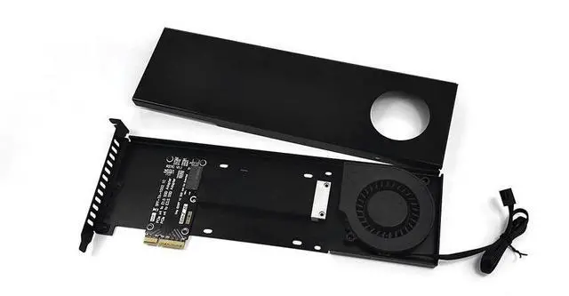 Alt view image 3 of 7 - ADT-R27 PCIe5.0 4.0 X4 to U.2/U.3/E1.S/E3.S Hard Drive Adapter Card 128Gbps/64Gbps with Enclosure Compatible with EDSFF Hard Disk Drive (R27B-BK3 PCIe4.0 for U.3)