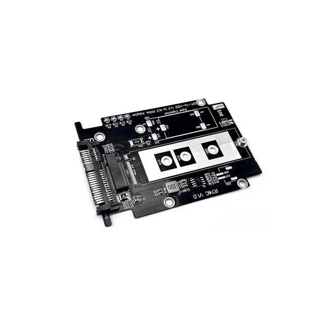Alt view image 5 of 7 - ADT-R74 M.2 MKey NVMe to U.2/U.3 SSD Adapter Enclosure Support M2 2230/2242/2260/2280 SSD DDR4 (R74C, PCIe4.0 for U.3)
