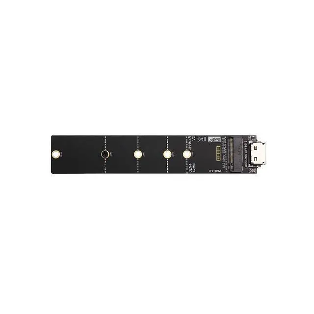 Alt view image 3 of 7 - M4B Oculink SFF8612 to M.2 Mkey SSD Female Adapter Card PCIE X4 4.0 High-Speed Compatible with M.2 NVMe 2230 2242 2260 2280 SSD