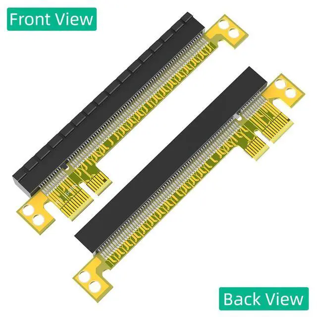 Alt view image 6 of 7 - PCI-E Express 16X to 1X 16X Extension Card Male to Female Riser Card Adapter for Graphics Card (16X to 1X)