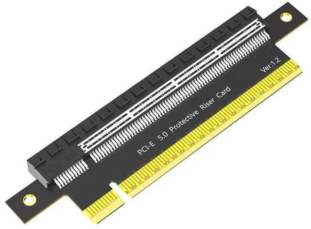 Main image of PCI-E Express 16X to 1X 16X Extension Card Male to Female Riser Card Adapter for Graphics Card (16X to 16X PCIE5.0)