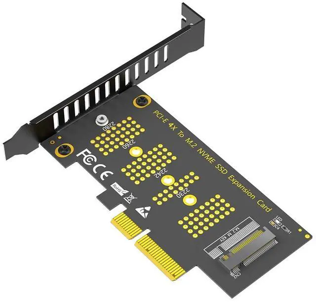 Main image of Upgarded M.2 NGFF NVMe SSD to PCI-E 3.0 1X / 4X Adapter Support for SSD 2230, 2242, 2260 and 2280 (4X)