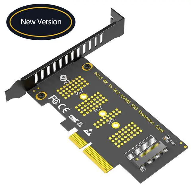 Alt view image 2 of 7 - Upgarded M.2 NGFF NVMe SSD to PCI-E 3.0 1X / 4X Adapter Support for SSD 2230, 2242, 2260 and 2280 (4X)
