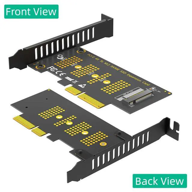 Alt view image 3 of 7 - Upgarded M.2 NGFF NVMe SSD to PCI-E 3.0 1X / 4X Adapter Support for SSD 2230, 2242, 2260 and 2280 (4X)