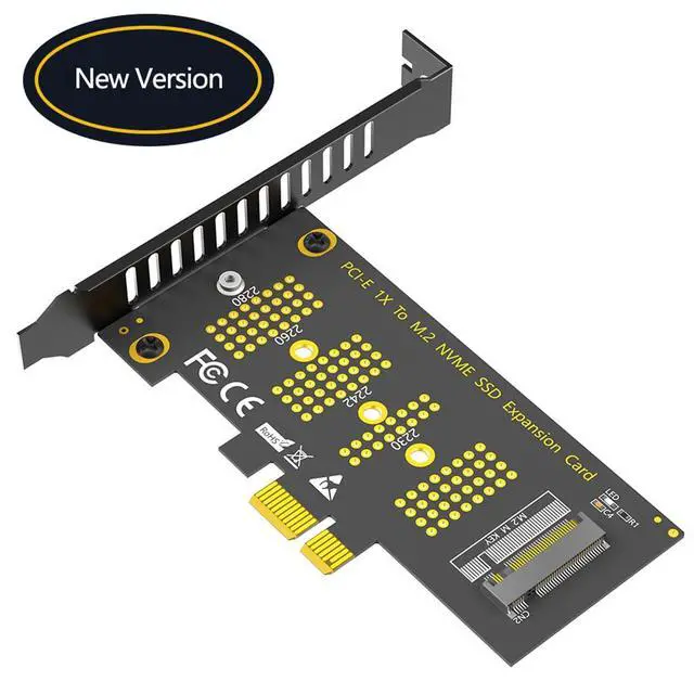 Alt view image 2 of 7 - Upgarded M.2 NGFF NVMe SSD to PCI-E 3.0 1X / 4X Adapter Support for SSD 2230, 2242, 2260 and 2280 (1X)