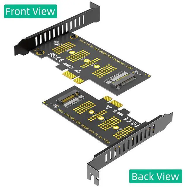 Alt view image 3 of 7 - Upgarded M.2 NGFF NVMe SSD to PCI-E 3.0 1X / 4X Adapter Support for SSD 2230, 2242, 2260 and 2280 (1X)