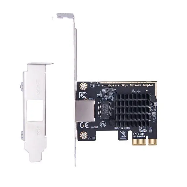 Alt view image 4 of 6 - 5G Gigabit Net Work Adapter Card PCl-E 1X RJ45 Port Compatible with ROS ESXi Diskless PXE Boot
