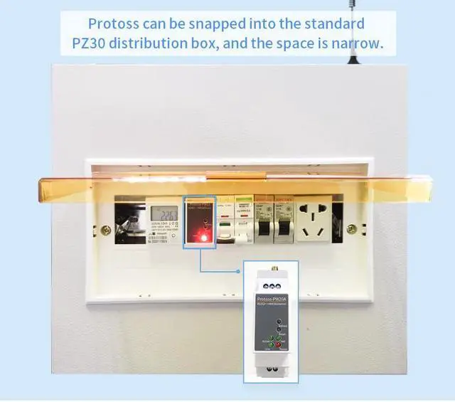 Alt view image 6 of 7 - Protoss-PW20A Serial Server RS232 to Wi-Fi Ethernet Communication Adapter Support Modbus TCP IP MQTT HTTP (M)
