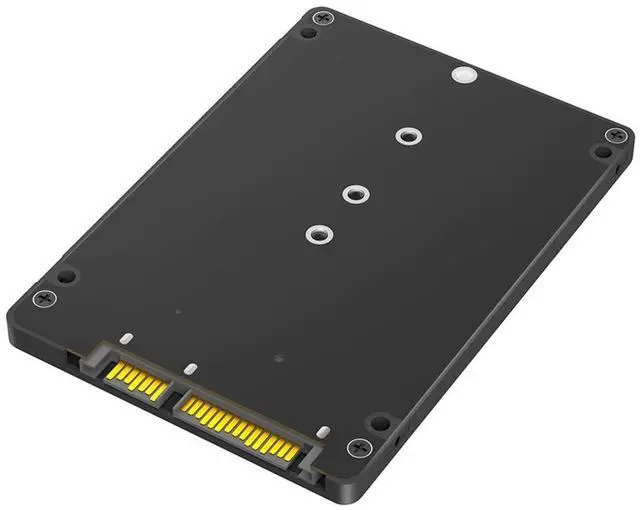 Main image of M.2 NGFF B+M Key to 2.5Inch SATA 3.0 Adapter 6Gbps with 7mm Plastic Case for 2230 2242 2260 2280 SATA SSD