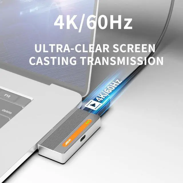 Alt view image 6 of 7 - JY-HDTV-2230 4TB M.2 2230 NVMe-Compatible SSD Enclosure 10Gbps USB-C Adapter 4K PD100W Direct Plug