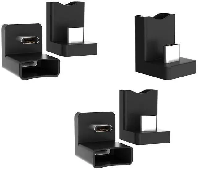 Main image of 90 Degree USB-C Male to Female Adapter USB 3.1 Extension Connector for Laptop Tablet Mobile Phone (5Pcs)