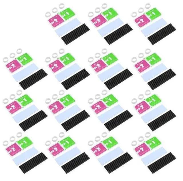 Main image of 2/4/15pcs M.2 Solid State Hard Disk Heat Sink Aluminum for NGFF NVME PCIE 2280 SSD Solid State Drive (15pcs-Black)