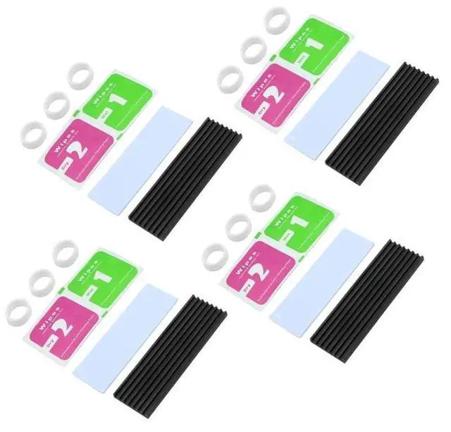 Main image of 2/4/15pcs M.2 Solid State Hard Disk Heat Sink Aluminum for NGFF NVME PCIE 2280 SSD Solid State Drive (4pcs-Black)