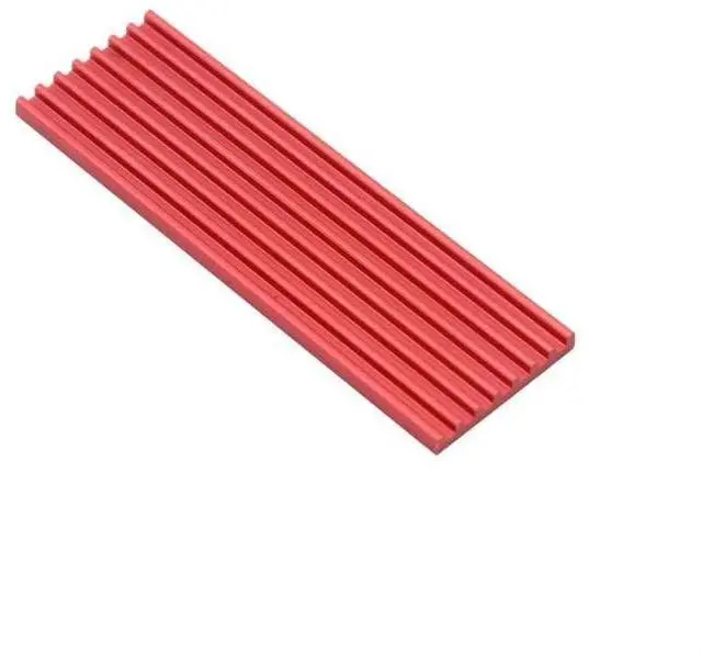 Alt view image 4 of 7 - 2/4/15pcs M.2 Solid State Hard Disk Heat Sink Aluminum for NGFF NVME PCIE 2280 SSD Solid State Drive (15pcs-Red)
