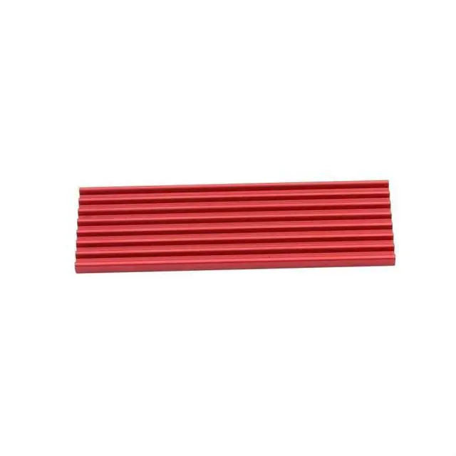 Alt view image 6 of 7 - 2/4/15pcs M.2 Solid State Hard Disk Heat Sink Aluminum for NGFF NVME PCIE 2280 SSD Solid State Drive (15pcs-Red)