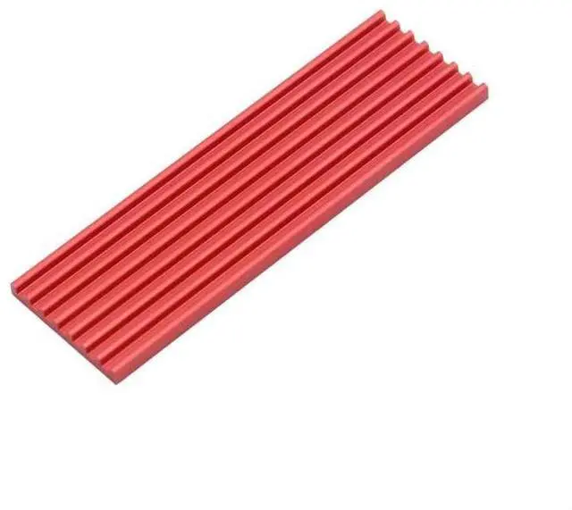 Alt view image 7 of 7 - 2/4/15pcs M.2 Solid State Hard Disk Heat Sink Aluminum for NGFF NVME PCIE 2280 SSD Solid State Drive (15pcs-Red)