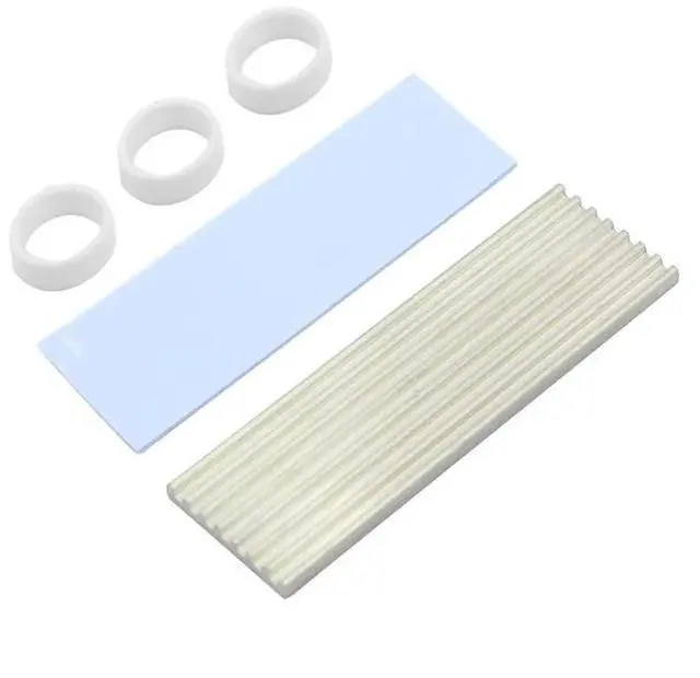 Alt view image 5 of 6 - 2/4/15pcs M.2 Solid State Hard Disk Heat Sink Aluminum for NGFF NVME PCIE 2280 SSD Solid State Drive (4pcs-Silver)