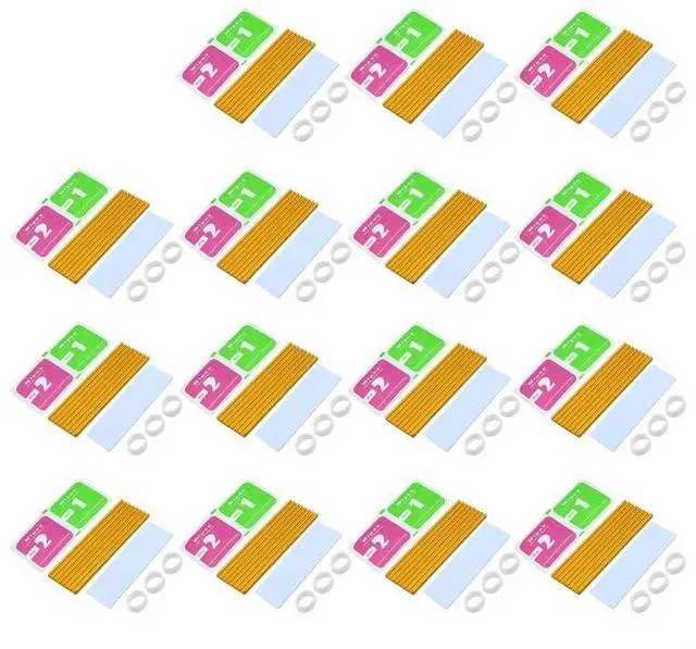 Main image of 2/4/15pcs M.2 Solid State Hard Disk Heat Sink Aluminum for NGFF NVME PCIE 2280 SSD Solid State Drive (15pcs-Gold)