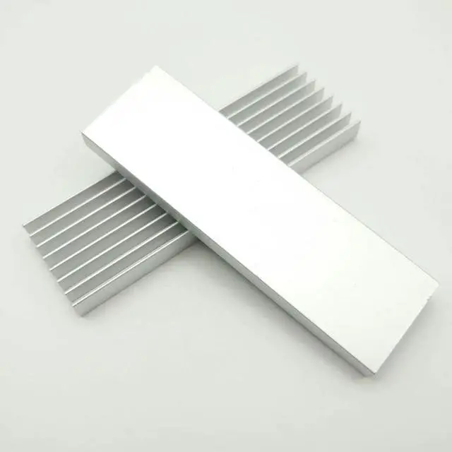 Alt view image 3 of 6 - M.2 Solid State Hard Disk Heat Sink Aluminum 6mm for NGFF NVME PCIE 2280 SSD Solid State Drive (5pcs-Silver)