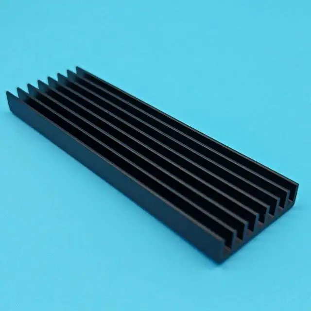 Alt view image 5 of 5 - M.2 Solid State Hard Disk Heat Sink Aluminum 6mm for NGFF NVME PCIE 2280 SSD Solid State Drive (1pc-Black)