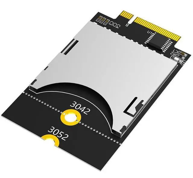 Main image of NGFF Key B to SD Adapter Card Support WAN 3042 3052 USB Bus SD Card for PC Laptop Embedded Computers