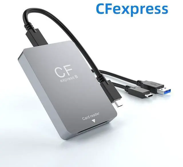 Alt view image 6 of 7 - CR350 CFexpress Type B Camera Card Reader 10Gbps High Speed USB 3.2 Gen2 Memory Card Adapter USB-C