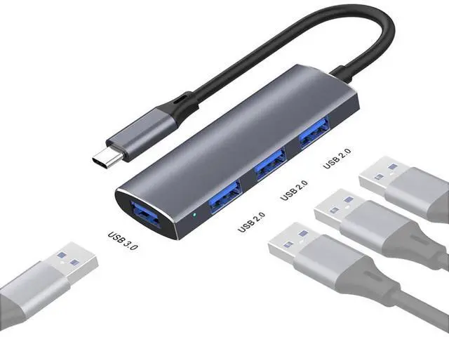 Main image of Multiport HUB Dock 5Gbps USB 3.0 4Port High Speed USB-C S·plitter for PC Computer Laptop (USB-C HUB)