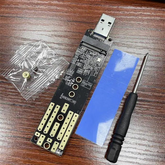 Alt view image 4 of 5 - M.2 NVME/NGFF to USB3.1 Type-A/C Adapter 10Gbps M Key & B+M Key Direct Insertion Support 2230 2242 2260 2280mm Enclosure? (1Piece)