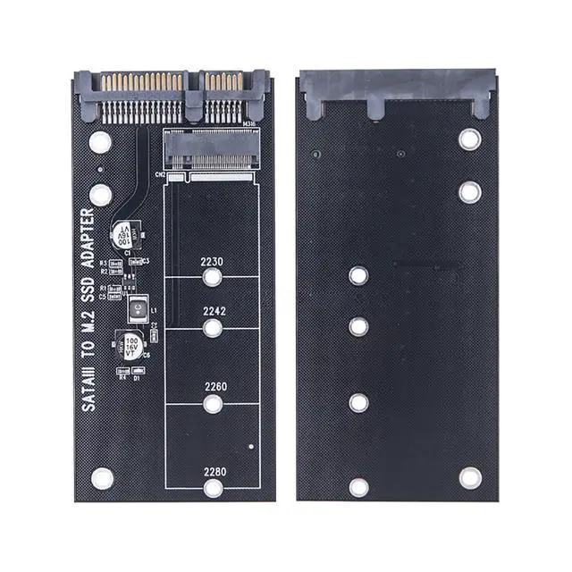Alt view image 4 of 6 - M.2 SSD to SATA3.0 Adapter Card NGFF to SATA Serial Port Board for M.2 NGFF 2230 2242 2260 2280mm SSD (1Piece)