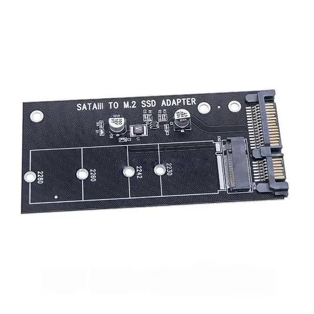 Alt view image 5 of 6 - M.2 SSD to SATA3.0 Adapter Card NGFF to SATA Serial Port Board for M.2 NGFF 2230 2242 2260 2280mm SSD (1Piece)