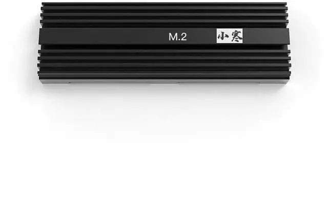 Main image of M.2 2280 SSD Heatsink 4Layer Cooling Design ToolFree ClipOn Installation with Turbo Fan 7000 RPM Silent Fan, SATA Power (Black,Minor Cold Version)