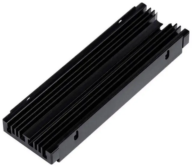 Main image of M.2 SSD Heatsink Dual-Side & Grooved Cooling Design Aluminum Alloy, Only 0.39 Thick Compatible with 2230/2242/2260/2280 SSD (Black,No Fan)