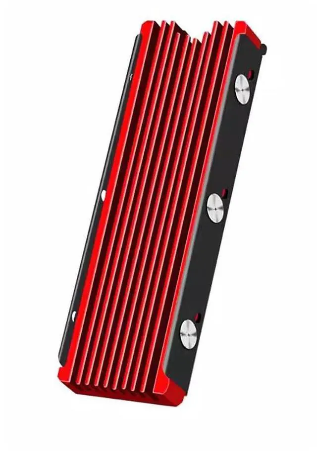 Main image of M.2 2280 SSD Heatsink Double-Sided Cooling Ultra-Thin with Compatible with NVMe/NGFF Dual-Protocol SSD (Red)