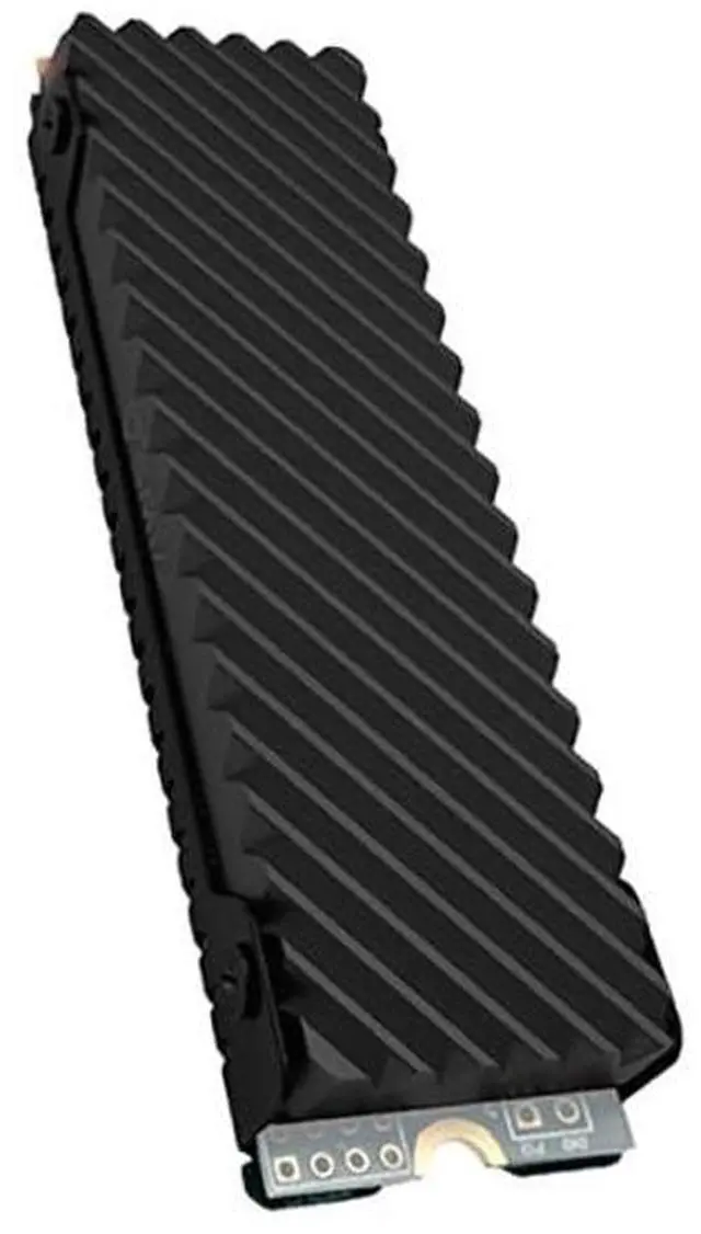 Main image of Aluminum M.2 2280 SSD Heatsink Passive Cooling Heat Sink with Thermal Pad Efficient Heat Dissipation (Black)