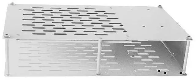 Main image of A3 Mini ITX PC Case 2.5-inch 7mm SSD External Chassis Vertical/Horizontal Design Acrylic Frame 7.28 * 2.30 * 10.79in for Office/Gaming (White)