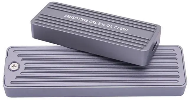 Alt view image 5 of 7 - 4TB M.2 NGFF+NVME to USB3.2 Hard Disk Enclosure 20Gbps Gen2*2 with USB-C Interface Compatible with NGFF NVME Dual Protocol SSD (to 2242)
