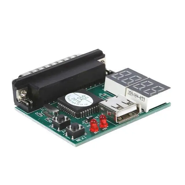 Alt view image 5 of 5 - 4-Digit Laptop PC Motherboard USB& PCI Analyser Diagnostic Test Post Card Tester for Notebook Laptop