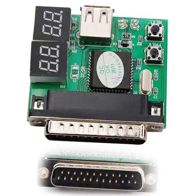 Alt view image 4 of 5 - 4-Digit Laptop PC Motherboard USB& PCI Analyser Diagnostic Test Post Card Tester for Notebook Laptop