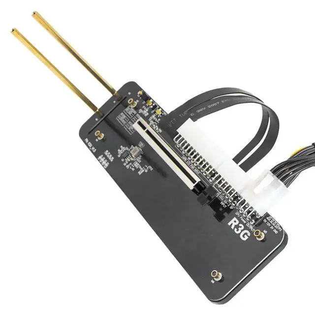Alt view image 2 of 7 - M.2 Key M NVMe External Graphics Card Stand Bracket 32Gbs PCIe3.0x4 R43SG Docking Station for ITX STX NUC VEGA64 GTX1080ti (R43SG 50cm)