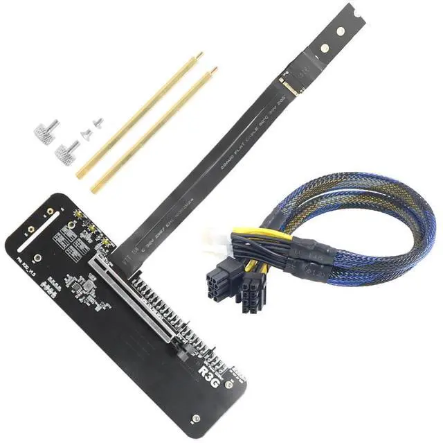 Main image of M.2 Key M NVMe External Graphics Card Stand Bracket 32Gbs PCIe3.0x4 R43SG Docking Station for ITX STX NUC VEGA64 GTX1080ti (R43SG-TU 25cm)