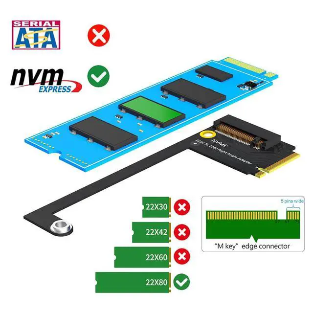 Alt view image 2 of 6 - M2 Modified Board PCIe3.0 / PCIe 4.0 DIY Modification PCB Circuit Board Compatible with ROG Ally Handheld Game Console (Black Pcie4 Long)