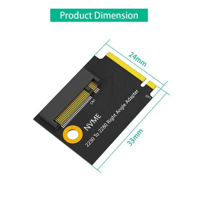 Alt view image 5 of 6 - M2 Modified Board PCIe3.0 / PCIe 4.0 DIY Modification PCB Circuit Board Compatible with ROG Ally Handheld Game Console (Black Pcie4 Short)