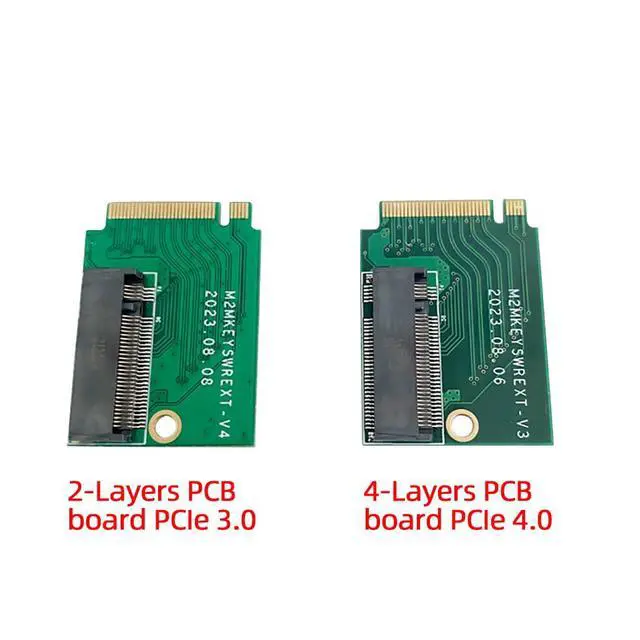 Alt view image 6 of 7 - M2 Modified Board PCIe3.0 / PCIe 4.0 DIY Modification PCB Circuit Board Compatible with ROG Ally Handheld Game Console (4layer Pcie4 Short)