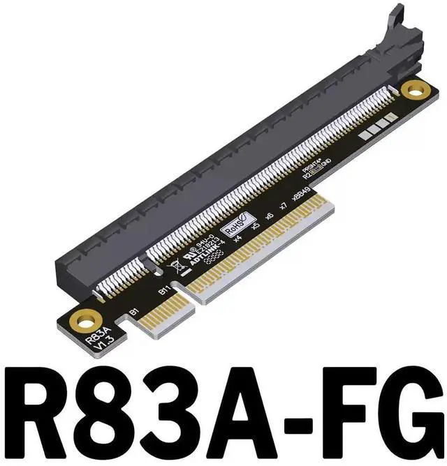 Alt view image 2 of 4 - ADT-3A PCIe 5.0 x16 Height-Increasing Test Card for Motherboard Slot Protection Around 19mm Extension (R83A-FG)