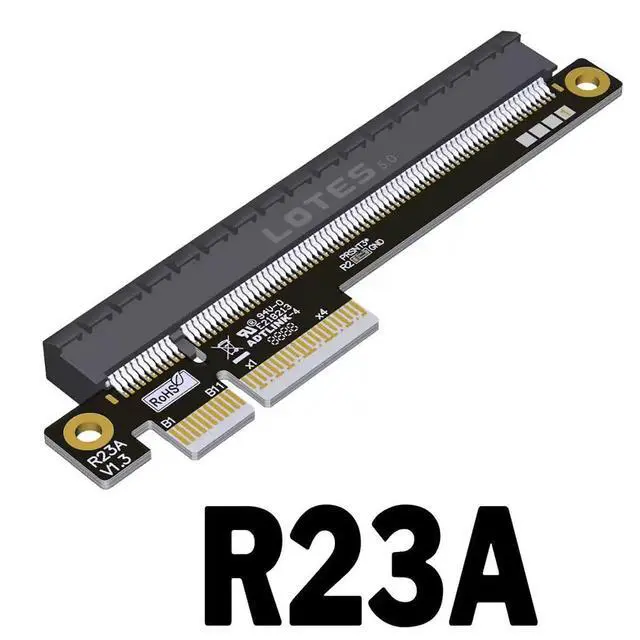 Alt view image 2 of 7 - ADT-3A PCIe 5.0 x16 Height-Increasing Test Card for Motherboard Slot Protection Around 19mm Extension (R23A)