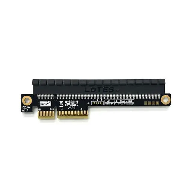 Alt view image 7 of 7 - ADT-3A PCIe 5.0 x16 Height-Increasing Test Card for Motherboard Slot Protection Around 19mm Extension (R23A)