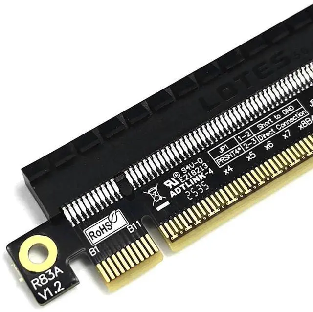 Alt view image 4 of 4 - ADT-3A PCIe 5.0 x16 Height-Increasing Test Card for Motherboard Slot Protection Around 19mm Extension (R83A-FG)