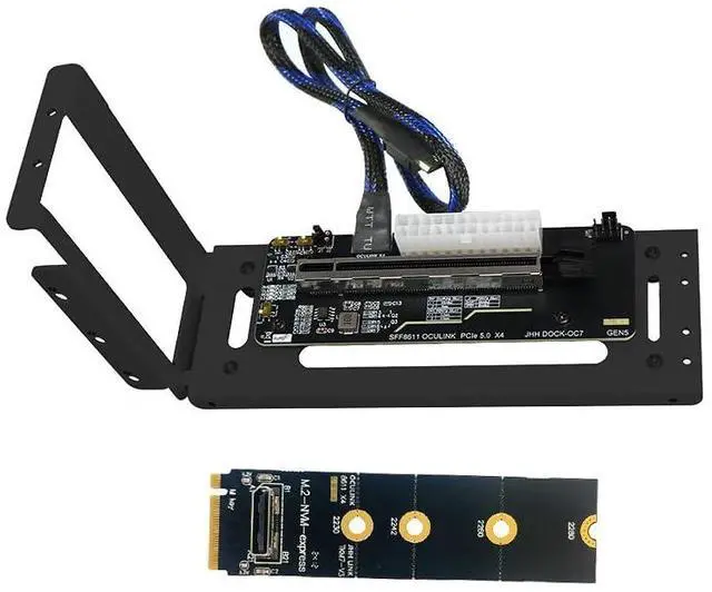 Main image of PCIe 5.0 X16 to Oculink 4i GPU Expansion Dock 128G GEN4 High Speed Direct-Connect Dock-OC7 Kit Compatible with M.2 NVMe Docking Station GDP Laptop (+ Card TKM7,Dock-OC7)